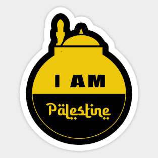 I Am Palestine Sticker